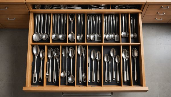 Organiser ses tiroirs d'ustensiles de cuisine pro